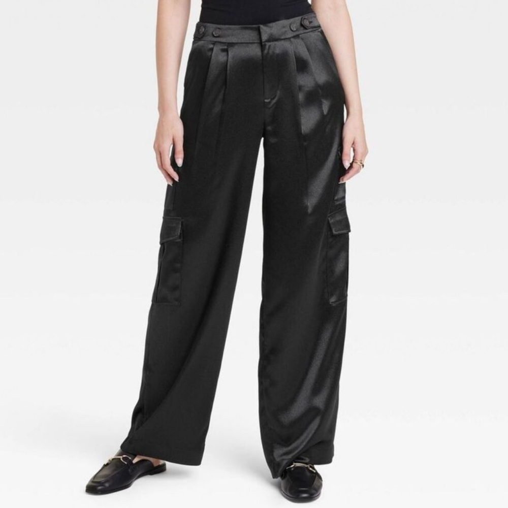 Target A New Day Satin Cargo Pants Sz 18